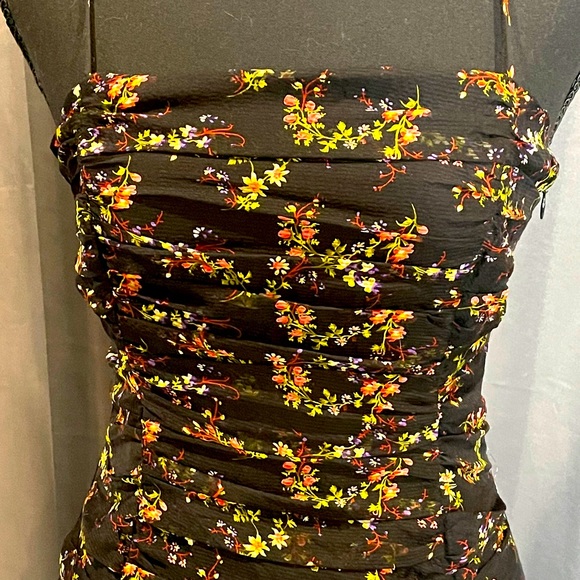 Vintage Y2K Betsey Johnson Ruched Dress - Picture 3 of 5